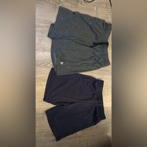 Gray and Navy Shorts
Men’s size small 
Adjustable waist
Price is for both pairs